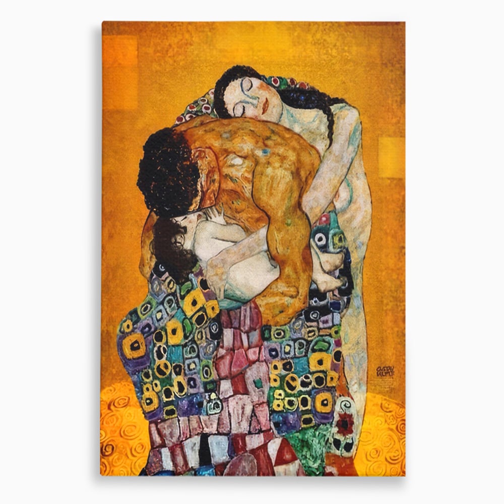 Tablou canvas cu reproducere pictura the family, fara rama, pe sasiu de lemn